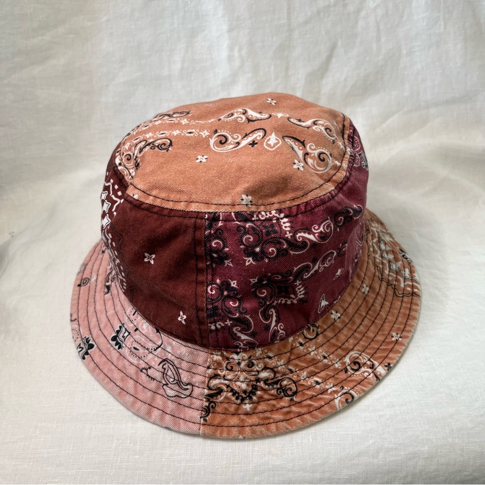 Urban Outfitters Bandana Printed Bucket Hat
